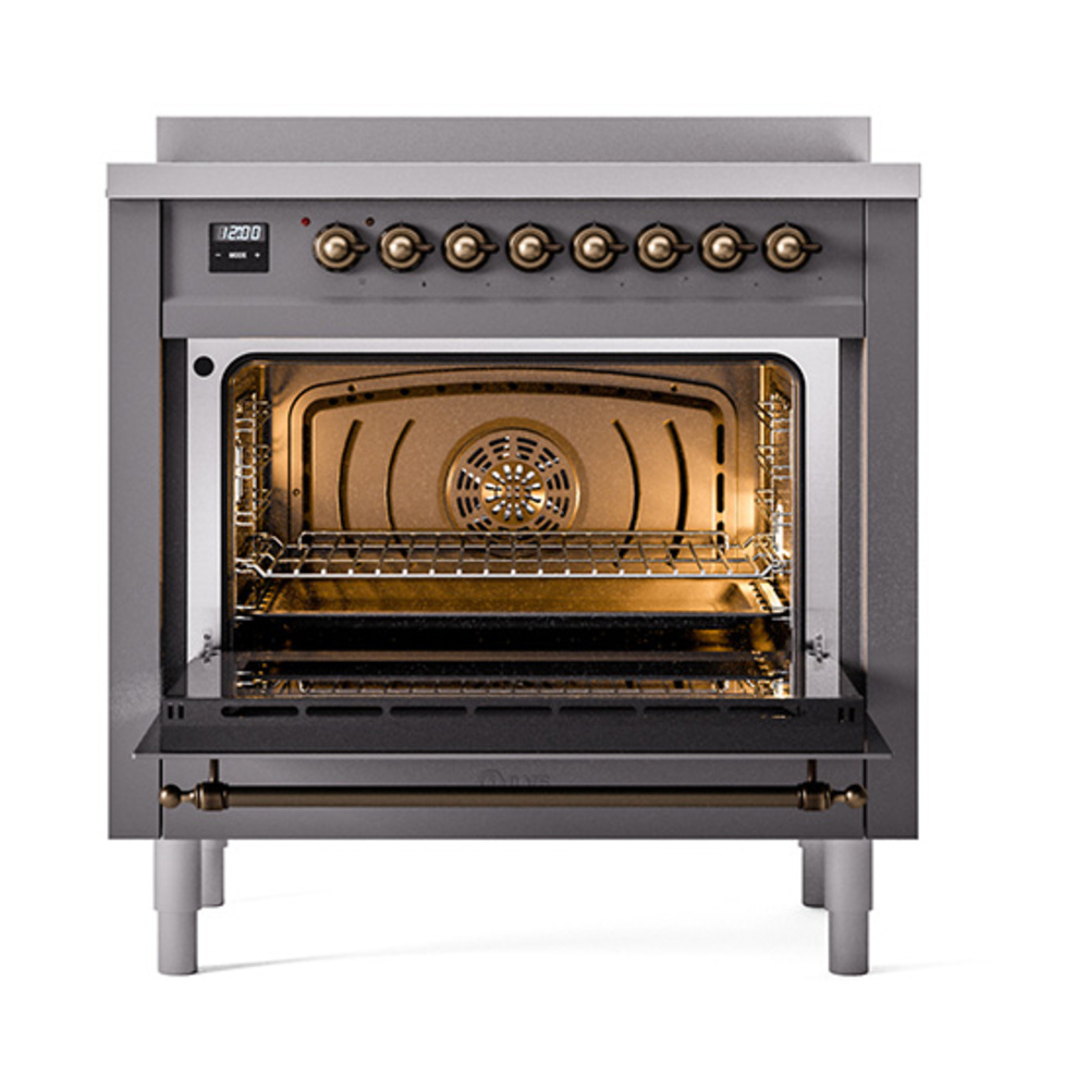 ILVE_UPI366QNMPMGB_Nostalgie_II_oven_door_opened