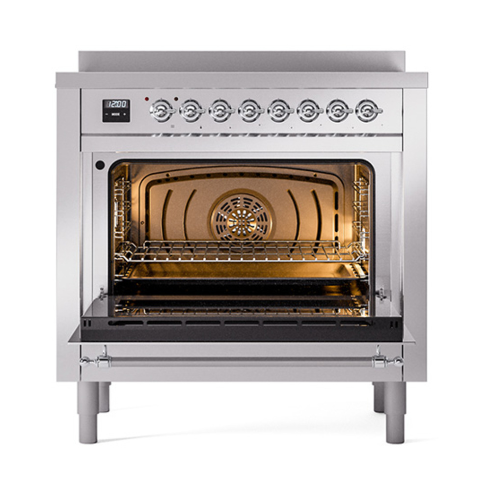 ILVE_UPI366QNMPSSC_Nostalgie_II_oven_door_opened