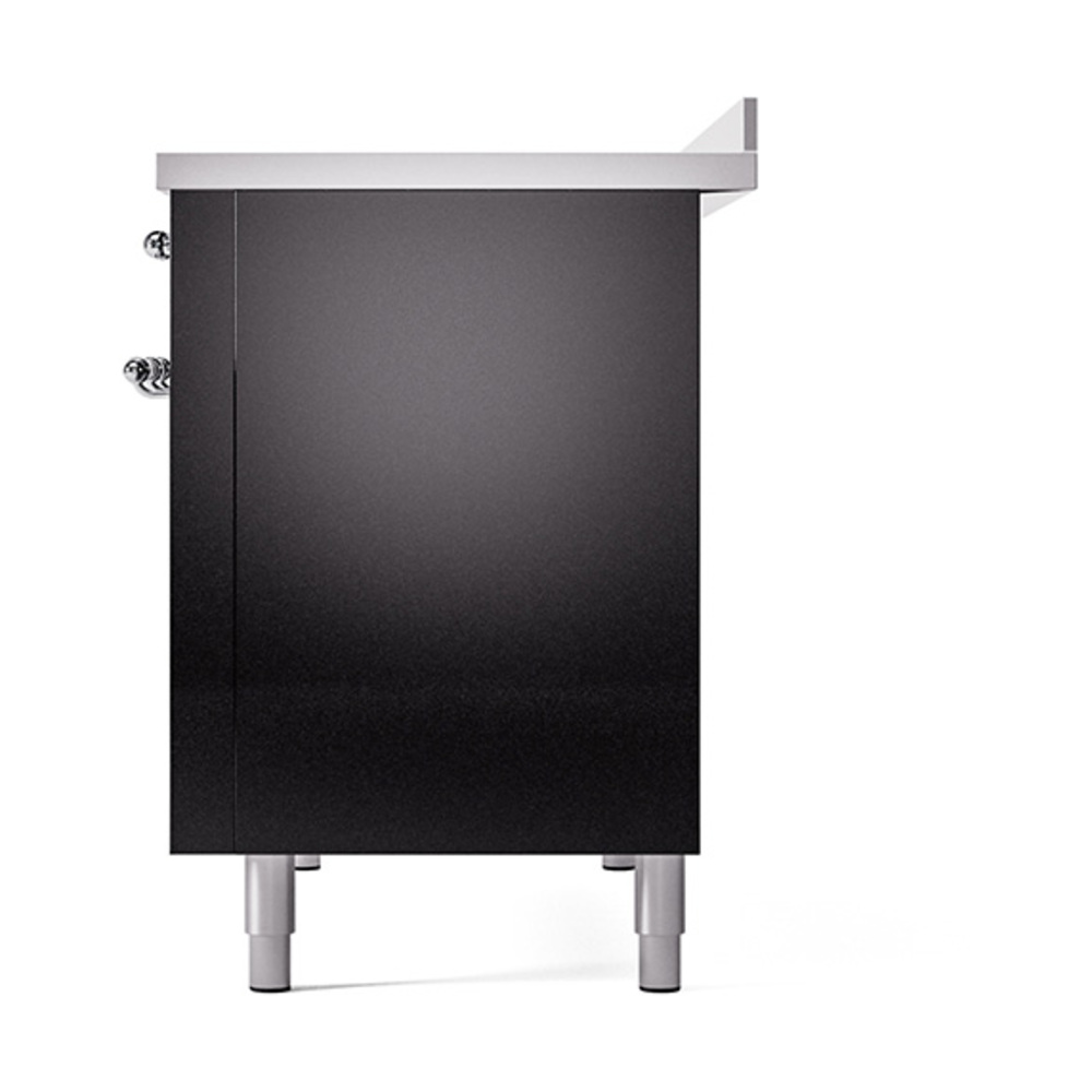 ILVE_UPI486QNMPBKC_Nostalgie_II_48"_Dual_Fuel_Range_right_side