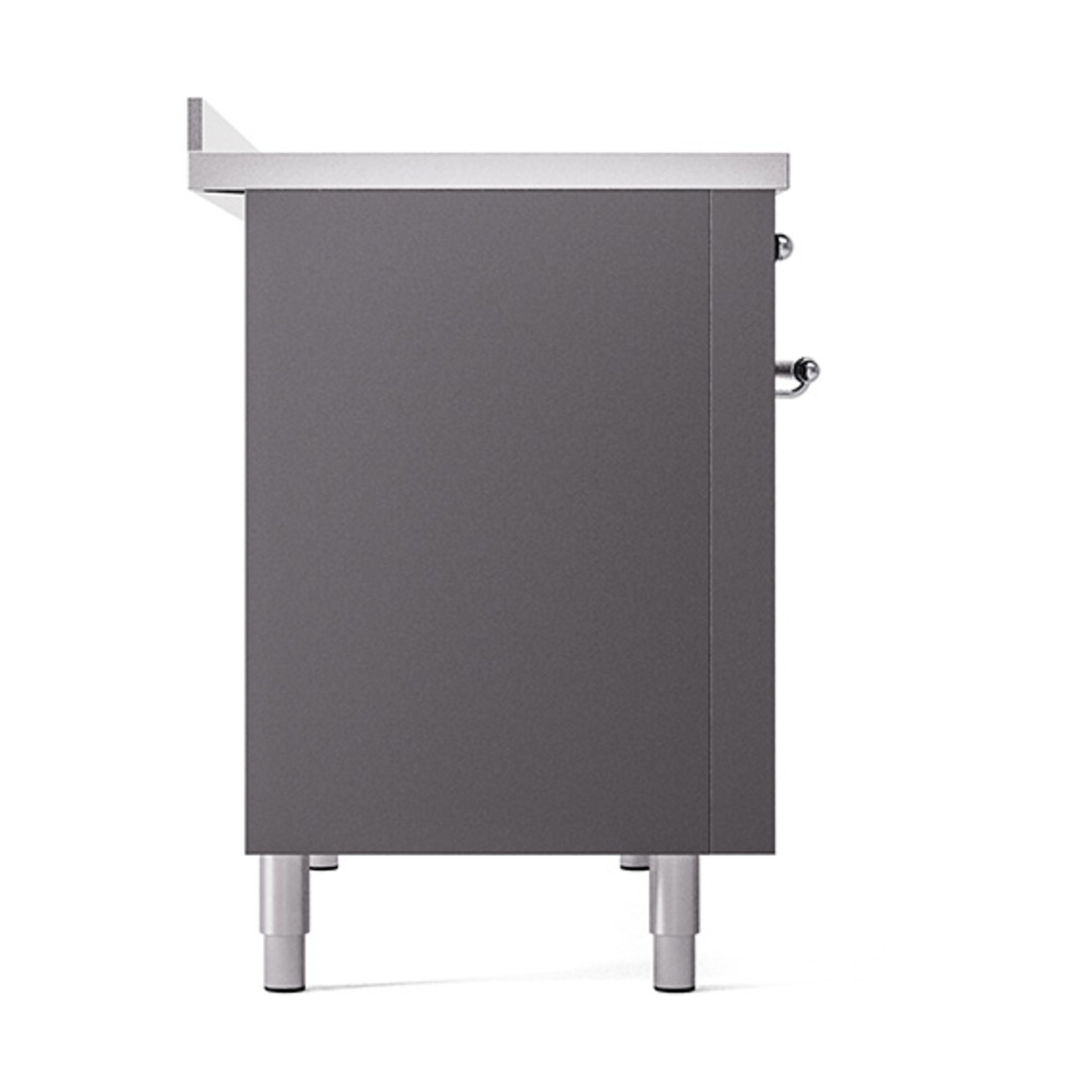 ILVE_UPI486QNMPMGC_Professional_Plus_II_48"_Dual_Fuel_Range_left_side