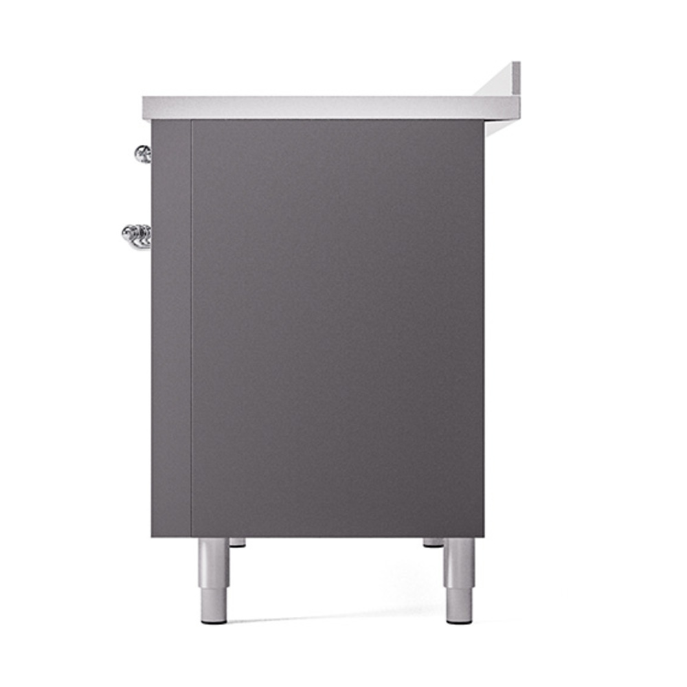ILVE_UPI486QNMPMGC_Professional_Plus_II_48"_Dual_Fuel_Range_right_side