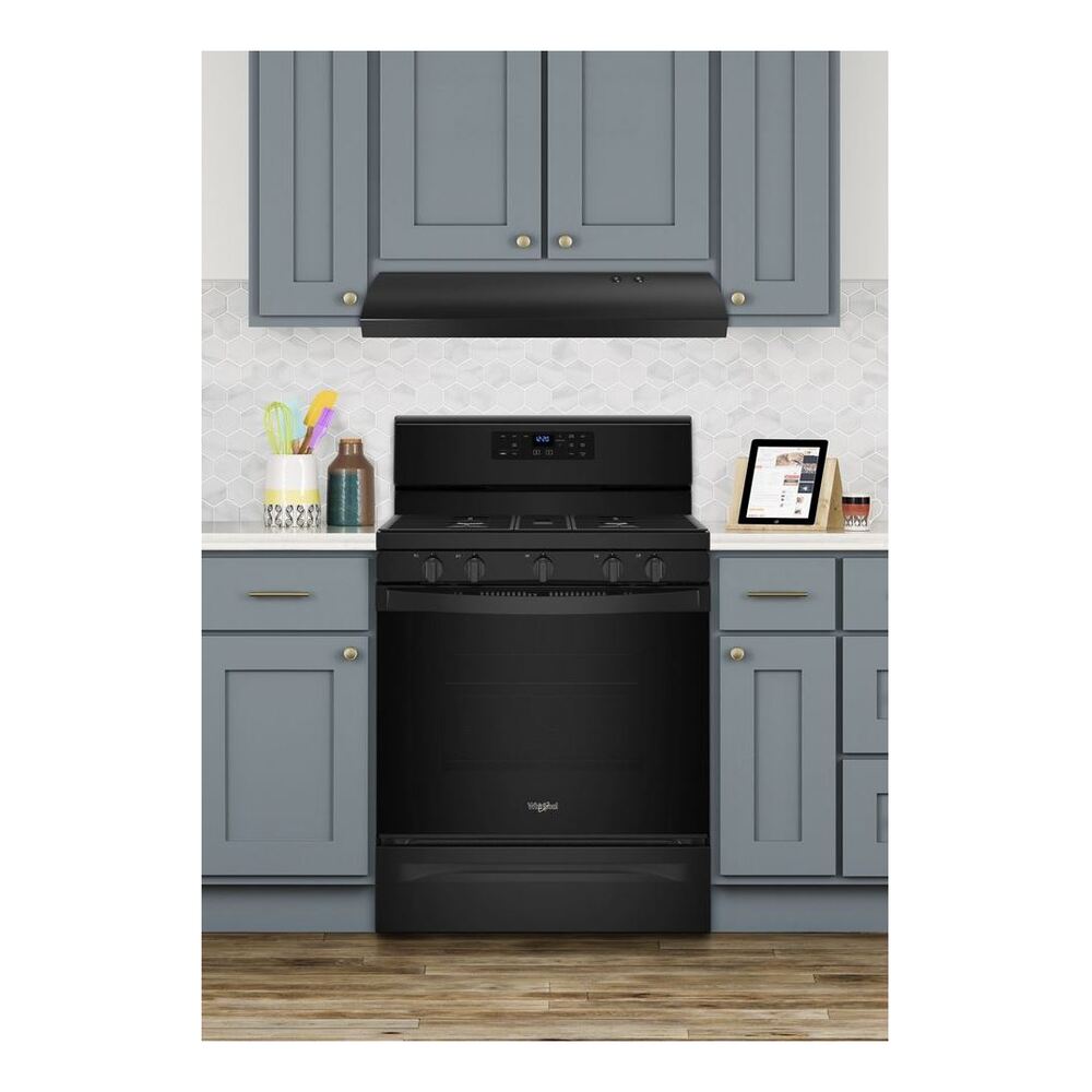 Whirlpool UXT2030AD 30 Inch Under Cabinet Range Hood with 250 CFM, Grease Filter, FIT System, Hidden Vent, Incandescent Lighting