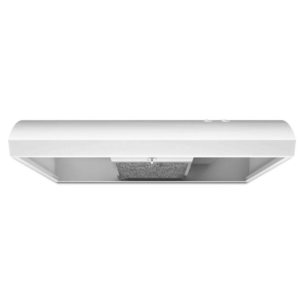 Whirlpool UXT2030AD 30 Inch Under Cabinet Range Hood with 250 CFM, Grease Filter, FIT System, Hidden Vent, Incandescent Lighting