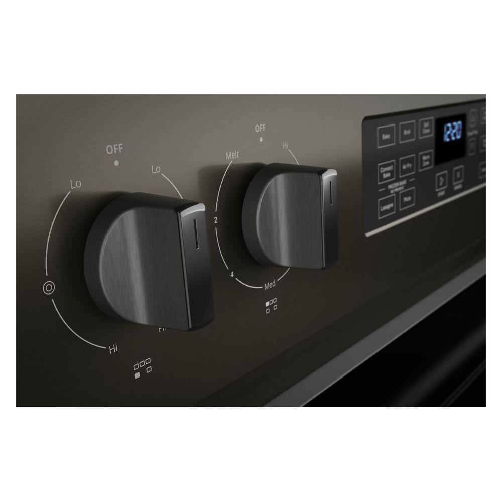 Whirlpool WFE550S0L 30 inch Freestanding Electric Range with 5 Elements, 5.3 cu. ft. Oven Capacity, Frozen Bake, Two FlexHeat
