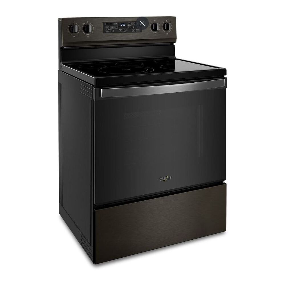 Whirlpool WFE550S0L 30 inch Freestanding Electric Range with 5 Elements, 5.3 cu. ft. Oven Capacity, Frozen Bake, Two FlexHeat