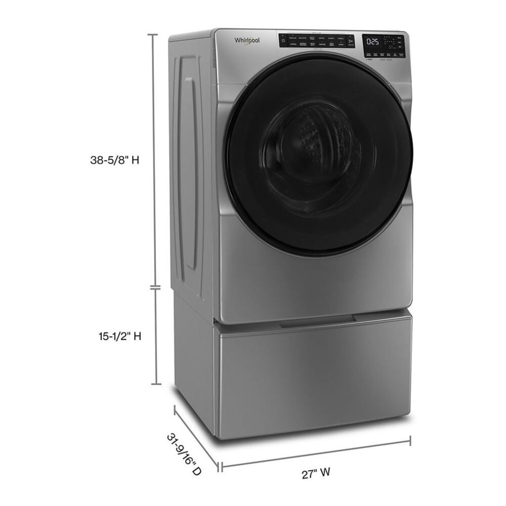 Whirlpool WFW5605M 27" Front Load Washer with 4.5 cu. ft. Capacity, 9 Wash Options, 37 Wash Cycles