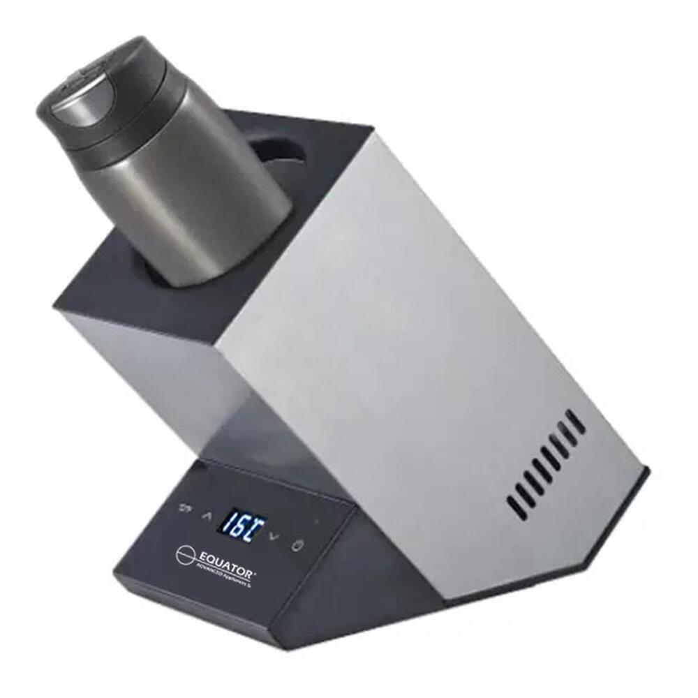 Equator WR001 5 inch Single Bottle Chiller Wine-Champagne-Water, Adjustable Temp, Touchpad Controls, RV Connection Cord, 1 Bottle Capacity