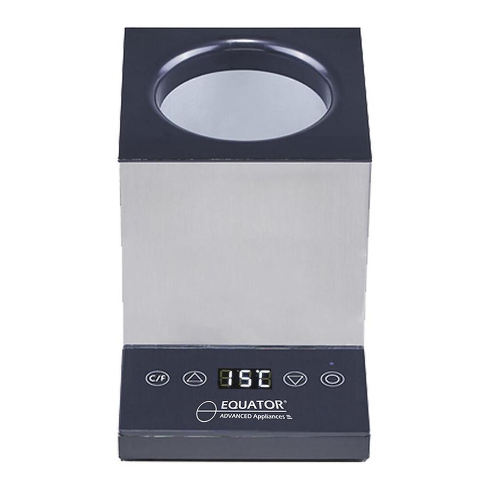 Equator WR001 5 inch Single Bottle Chiller Wine-Champagne-Water, Adjustable Temp, Touchpad Controls, RV Connection Cord, 1 Bottle Capacity