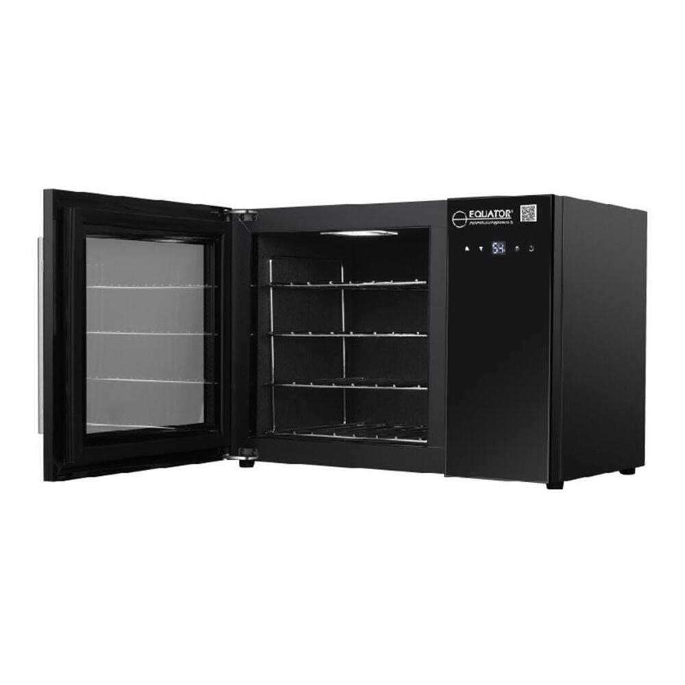 Equator WR16 25 inch 16 Bottle Freestanding Wine Refrigerator, Compressor Cooling, Touchpad Controls, LED Display, in Black