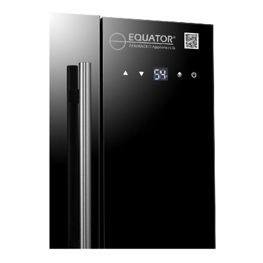 Equator WR16 25 inch 16 Bottle Freestanding Wine Refrigerator, Compressor Cooling, Touchpad Controls, LED Display, in Black