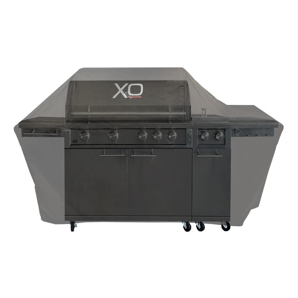 XO XOGCOVER40FSSB XLT Series 40" Freestanding with Sideburner Grill Cover, in Black