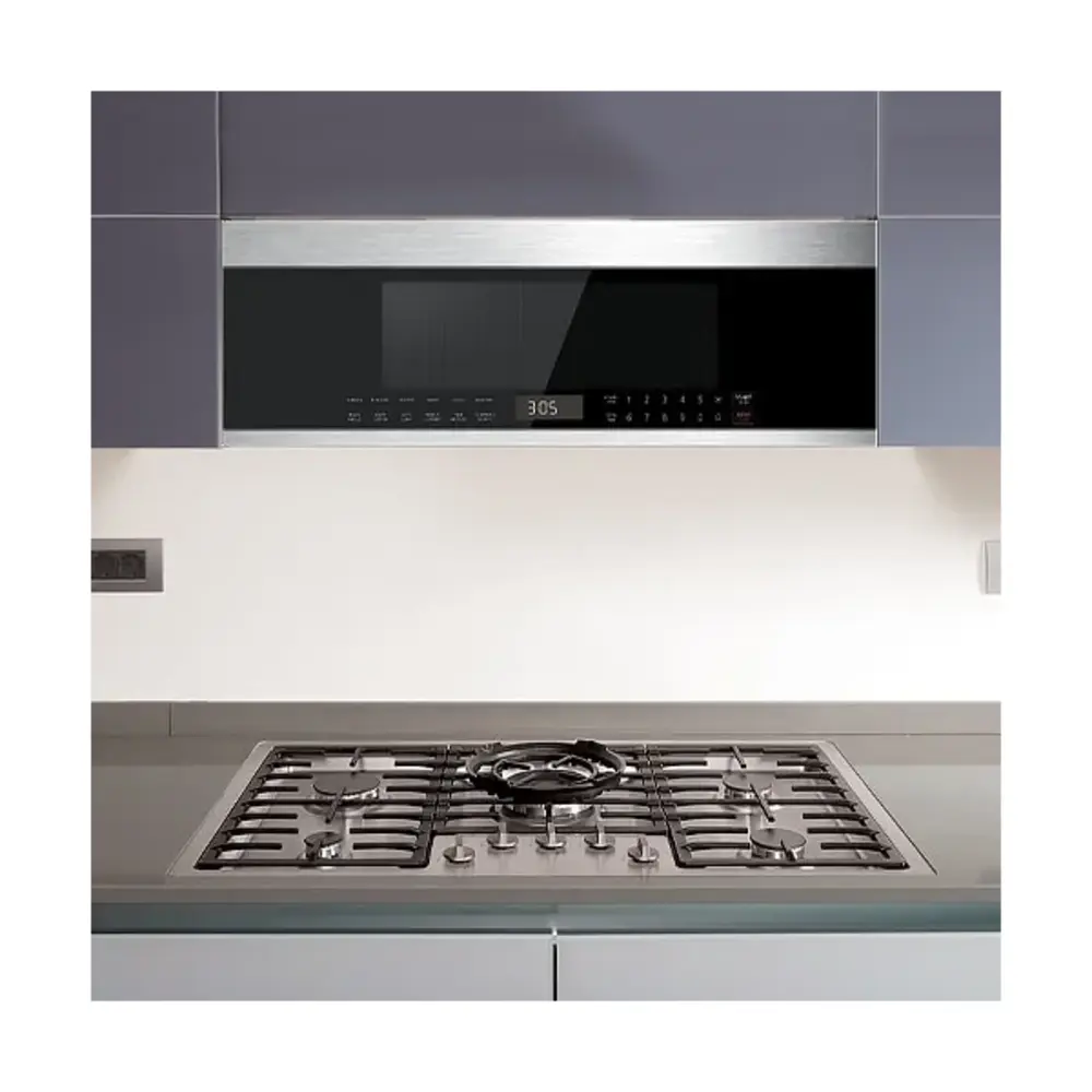 XO XOOTR30LPS 30 inch Low Profile Over the Range Microwave with 1.2 cu. ft. Capacity, 400 CFM, 1000 Watts, 10 Power Levels, Sensor Cooking, in Stainless Steel