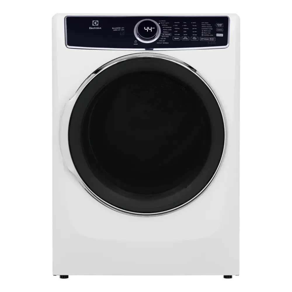 Electrolux ELFE7637A 600 Series 27 inch Electric Dryer with 8 cu. ft. Capacity, 15 Minute Fast Dry, Energy Star