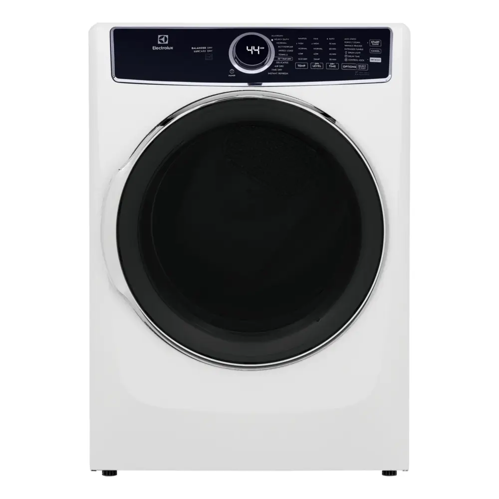 Electrolux ELFE7637A 600 Series 27 inch Electric Dryer with 8 cu. ft. Capacity, 15 Minute Fast Dry, Energy Star