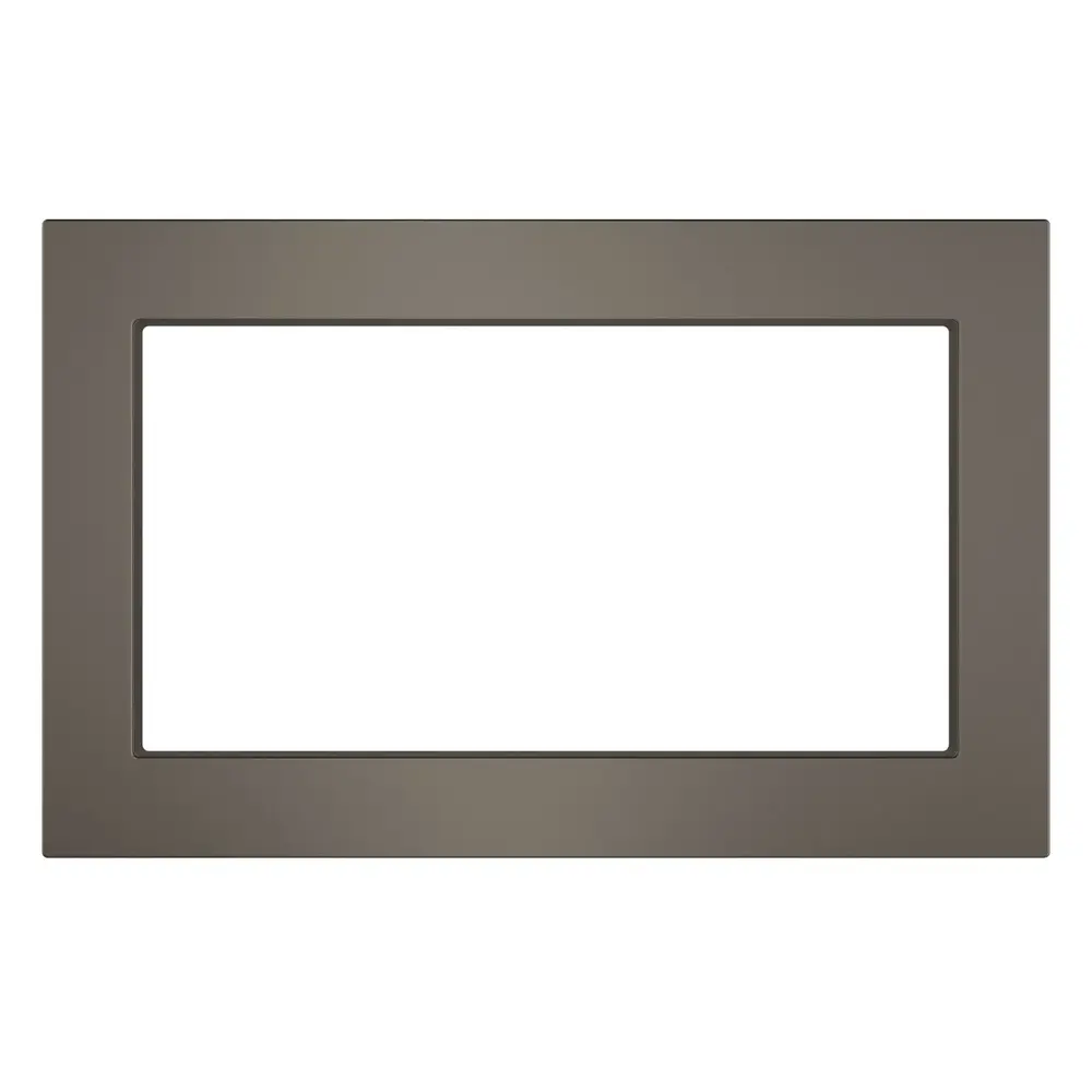 GE Profile 30 Inch Built-In Microwave Bundle with PCWK22U1WDD Microwave with 2.2 cu. ft. Capacity + JX7230ELES Trim Kit