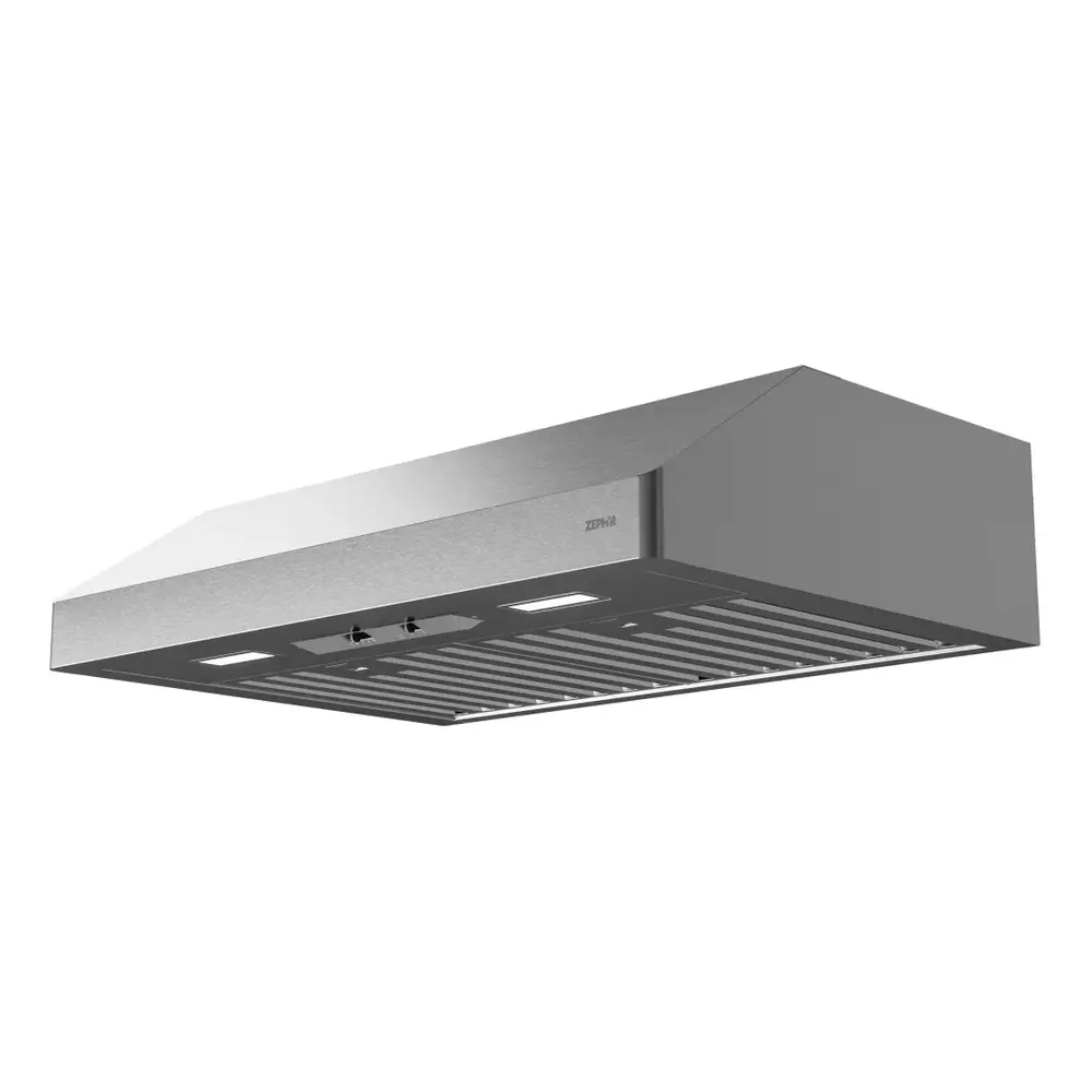Zephyr AK7100BS290BF 30 inch Gust Under Cabinet Range Hood with 290 CFM, Mechanical Slide Controls, Lumi Light LED Lighting, and Baffle Filters, in Stainless Steel