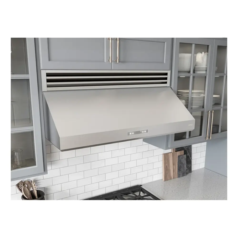 Zephyr AK7336AS 36 inch Pro Series Tidal I Smart Under-Cabinet Range Hood with 700 CFM, LumiLight LED Lighting, Professional Baffle Filters, and Airflow Control Technology, in Stainless Steel
