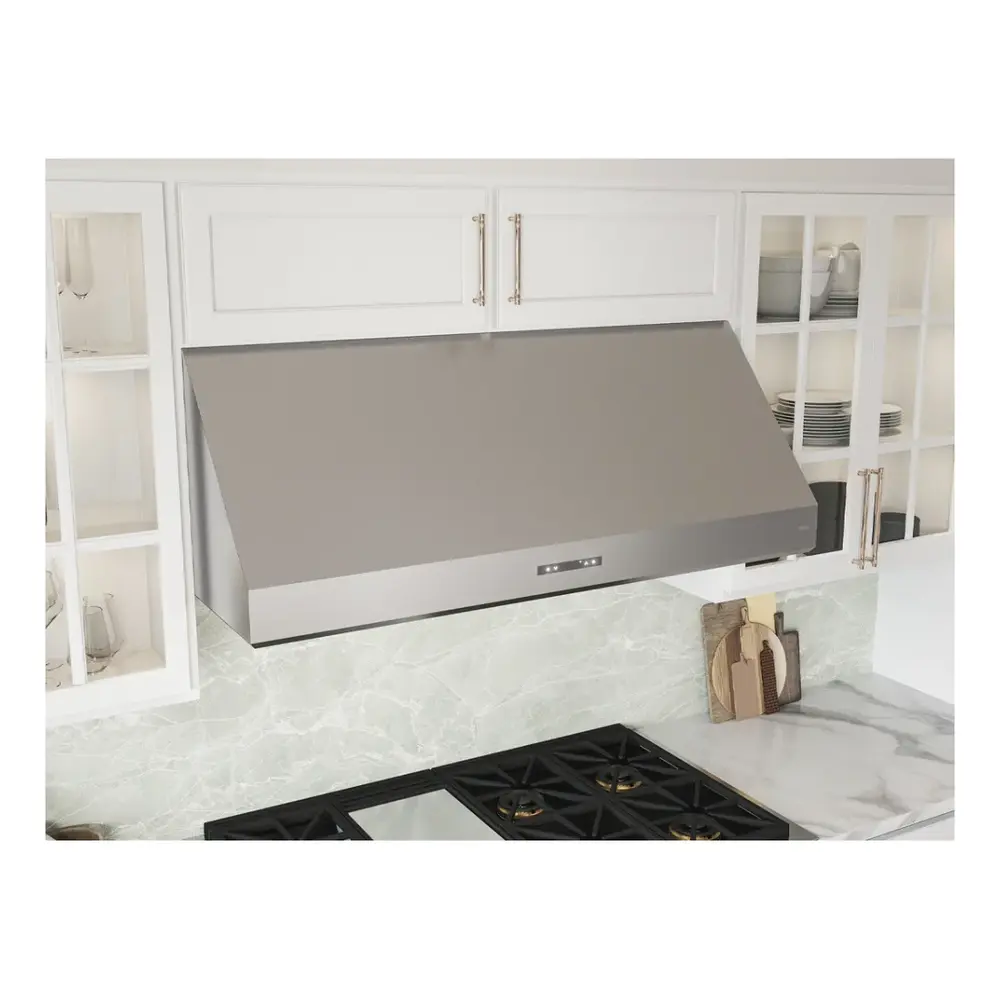 Zephyr AK7400AS 30 inch Pro Series Tidal II Smart Wall Mount Range Hood with 700 CFM, LumiLight LED Lighting, Professional Baffle Filters, and Airflow Control Technology, in Stainless Steel