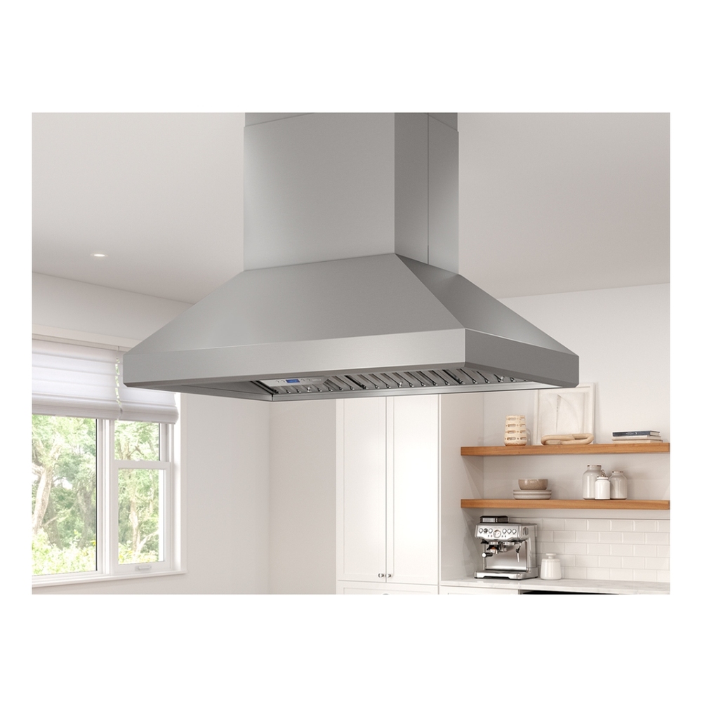 Zephyr AK7736BS 36 inch Pro Series Titan Wall Mount Range Hood with 750 CFM, Airflow Control Technology, Tri-Level Lighting and PowerWave™ Blower, in Stainless Steel