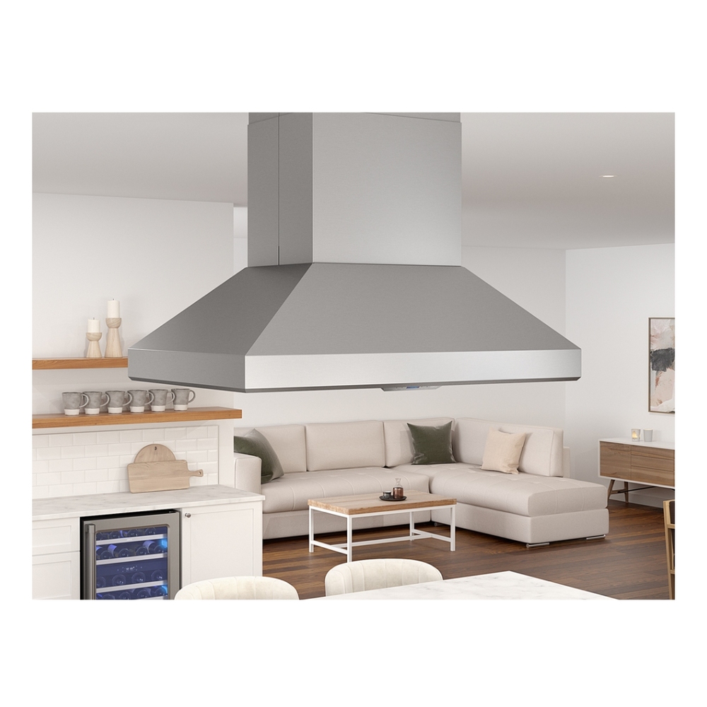 Zephyr AK7736BS 36 inch Pro Series Titan Wall Mount Range Hood with 750 CFM, Airflow Control Technology, Tri-Level Lighting and PowerWave™ Blower, in Stainless Steel