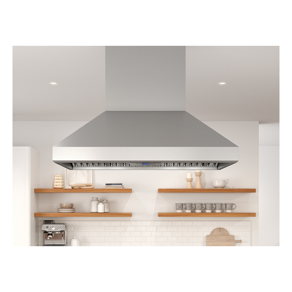 Zephyr AK7742BS 42 inch Pro Series Titan Wall Mount Range Hood with 750 CFM, Airflow Control Technology, Tri-Level Lighting and PowerWave™ Blower, in Stainless Steel