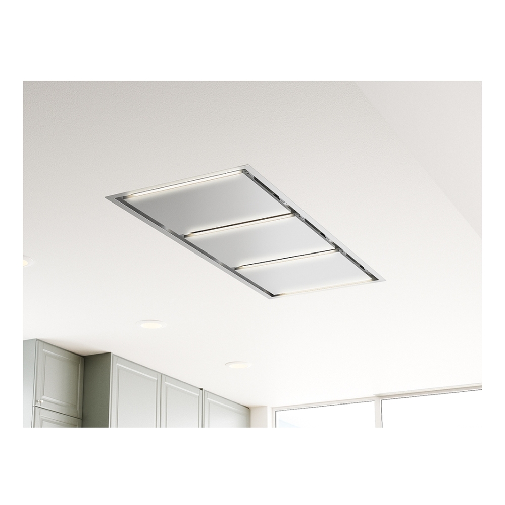 Zephyr ALUE63CSX 63 inch Designer Series Lux Connect Island Mount Hood, BriteStrip™ LED Lighting, CleanAir Function, Perimeter Aspiration System, in Stainless Steel