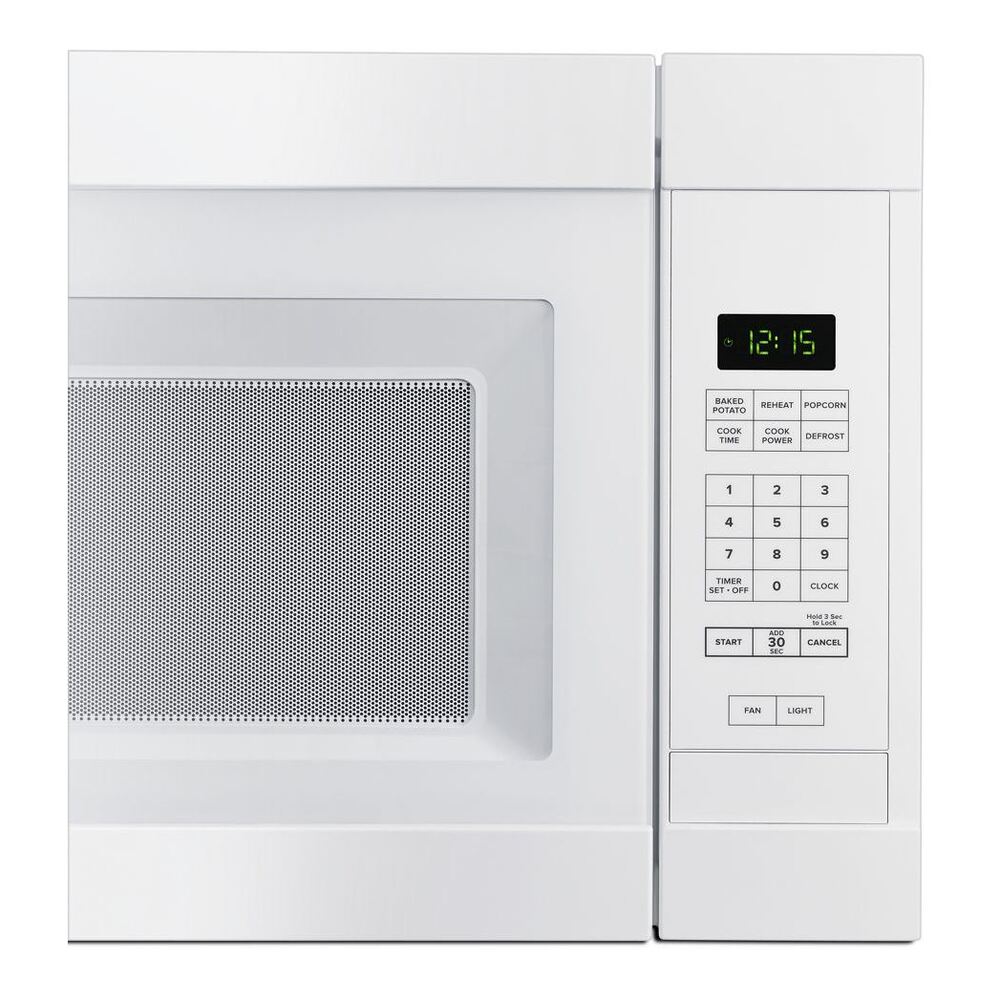 Amana AMV2307PF 30 inch Over the Range Microwave offers 1.6 cu. ft. Capacity, 300 CFM, 12 inch Turntable, in Stainless Steel