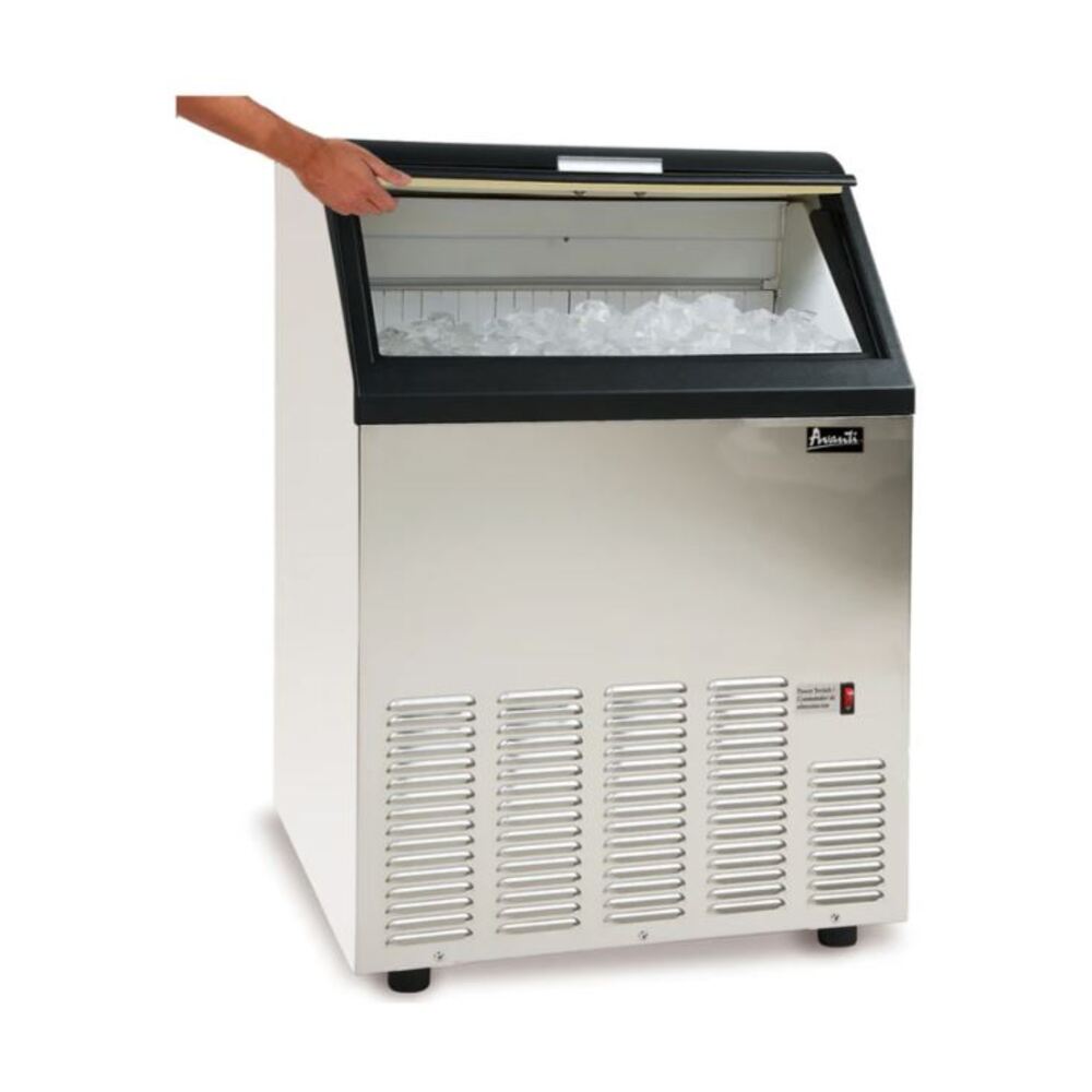 Avanti CIM102U3S Commercial Ice Maker with up to 102 lb Daily Production, 35 lb Storage Capacity, Self Cleaning Mode, in Stainless Steel