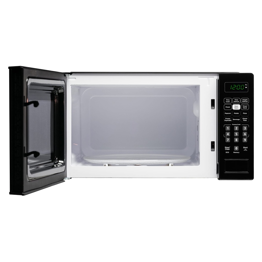 Danby DBMW0721B 18 inch 0.7 cu. ft. Countertop Microwave with 700 Watts, 10 Power Levels, 6 Auto Cook Options, Express Cook, Auto Defrost, Child Lock and Electronic Touch Controls