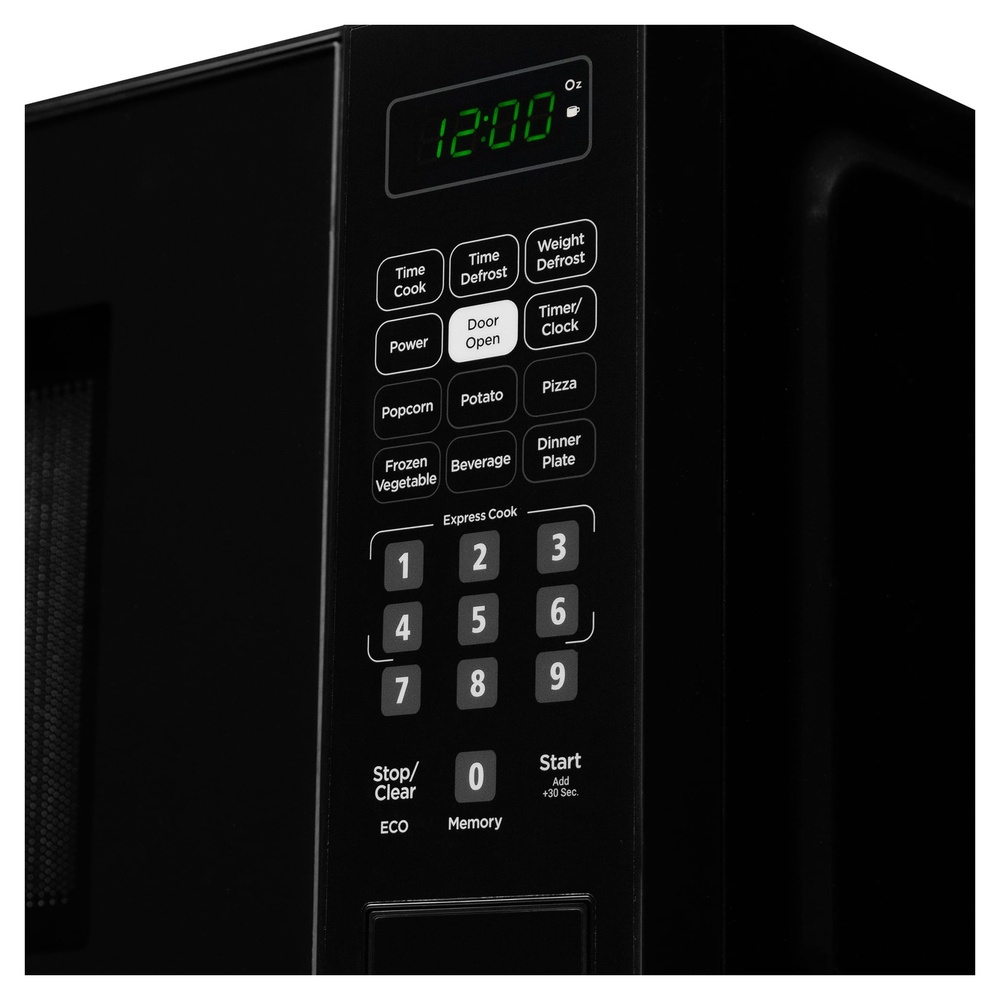 Danby DBMW0721B 18 inch 0.7 cu. ft. Countertop Microwave with 700 Watts, 10 Power Levels, 6 Auto Cook Options, Express Cook, Auto Defrost, Child Lock and Electronic Touch Controls
