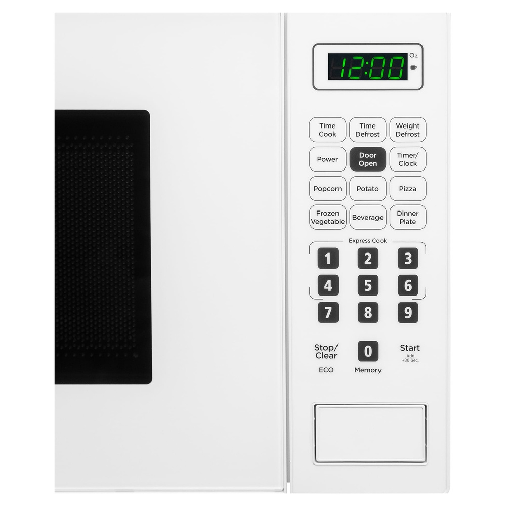 Danby DBMW0721B 18 inch 0.7 cu. ft. Countertop Microwave with 700 Watts, 10 Power Levels, 6 Auto Cook Options, Express Cook, Auto Defrost, Child Lock and Electronic Touch Controls
