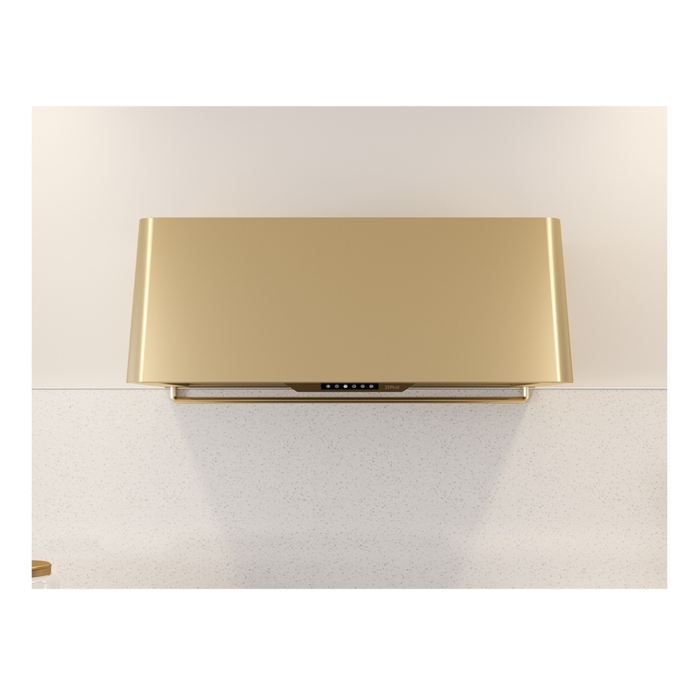 Zephyr DMEM90A 36 inch Designer Series Mesa Wall Mount Hood with 1000 CFM, LED Lighting, Invisible Touch Controls, CleanAir Function