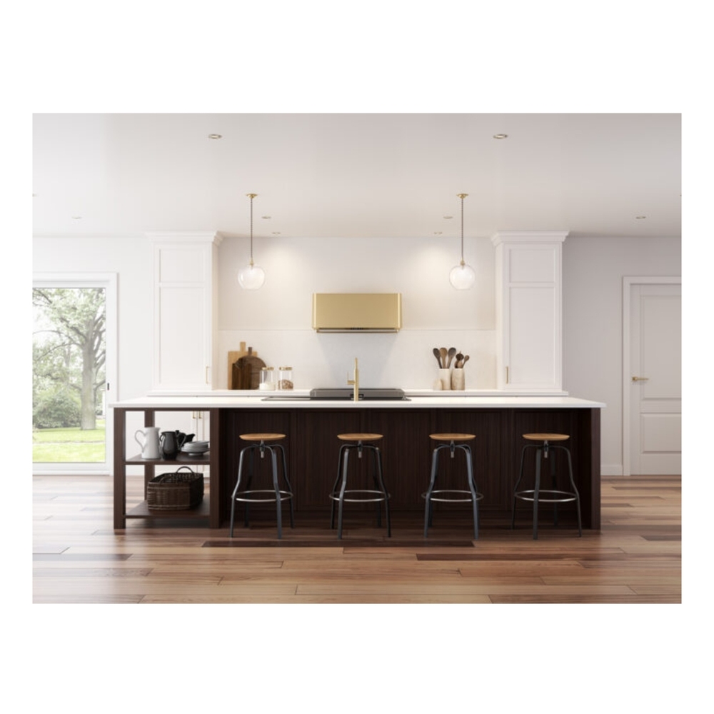Zephyr DMEM90A 36 inch Designer Series Mesa Wall Mount Hood with 1000 CFM, LED Lighting, Invisible Touch Controls, CleanAir Function