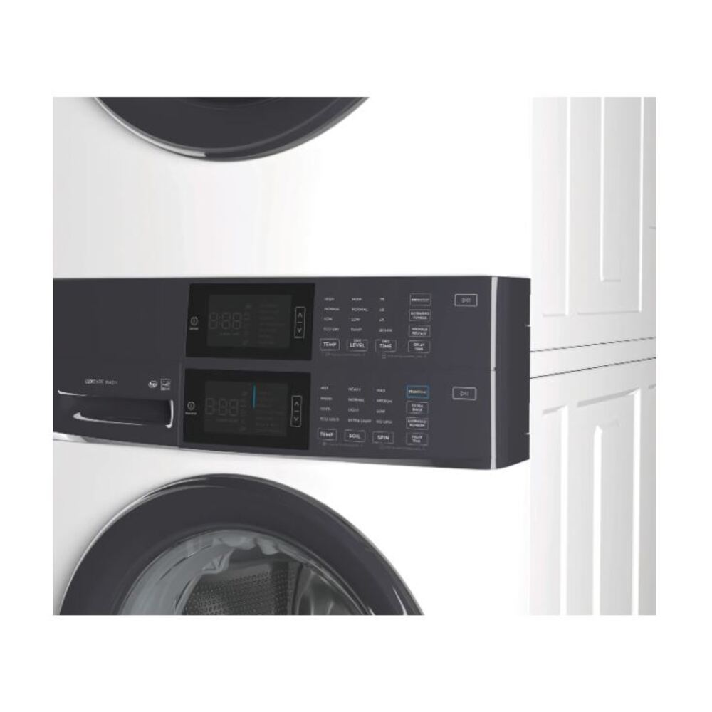 Electrolux ELTE7300AW 27 inch Laundry Tower Single Unit Front Load 4.4 Washer & 8 cu. ft. Electric Dryer Capacity, LuxCare, in White