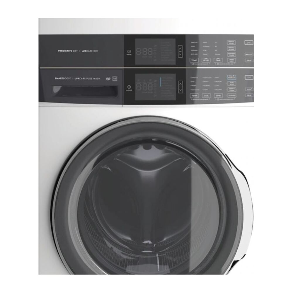 Electrolux ELTE7600A 600 Series 27 inch Laundry Tower Washer and Electric Dryer with SmartBoost, LuxCare Dry