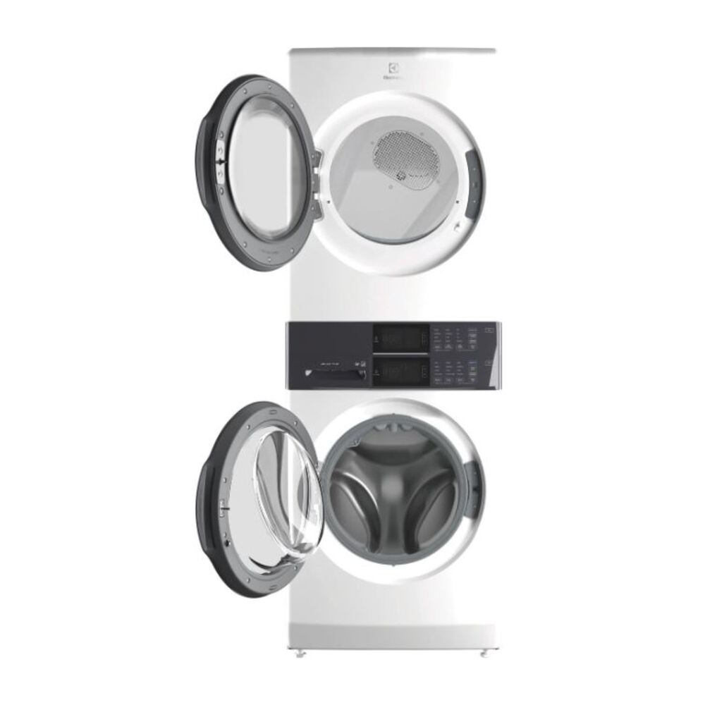 Electrolux ELTG7300AW 27 inch Laundry Tower Single Unit Front Load 4.4 Washer & 8 cu. ft. Gas Dryer Capacity, LuxCare Wash, in White