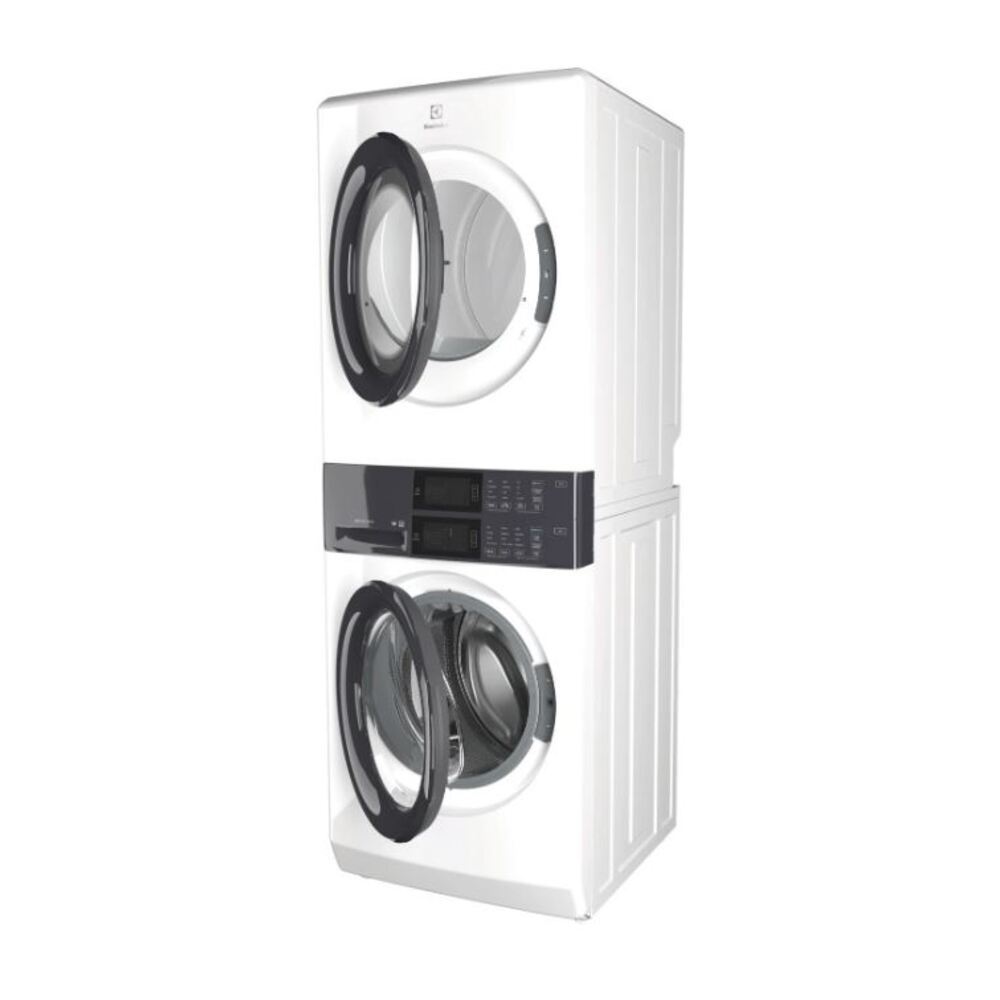 Electrolux ELTG7300AW 27 inch Laundry Tower Single Unit Front Load 4.4 Washer & 8 cu. ft. Gas Dryer Capacity, LuxCare Wash, in White