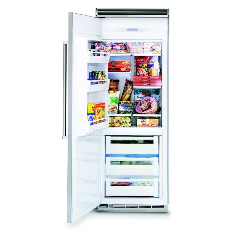 Viking FDFB5303 5 Series 30 inch Custom Panel Built-In Column Freezer with 15.9 cu. ft. Capacity