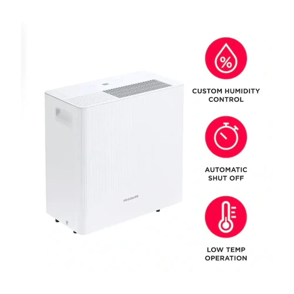 Frigidaire FHDP5033W1 Smart 50 pint Built-In Pump Dehumidifier