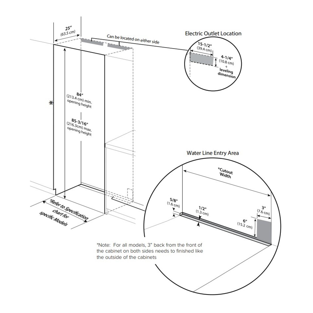 Viking FRI7300W 7 Series 30 inch Custom Panel Fully Integrated All Refrigerator with 16.4 cu. ft. Capacity