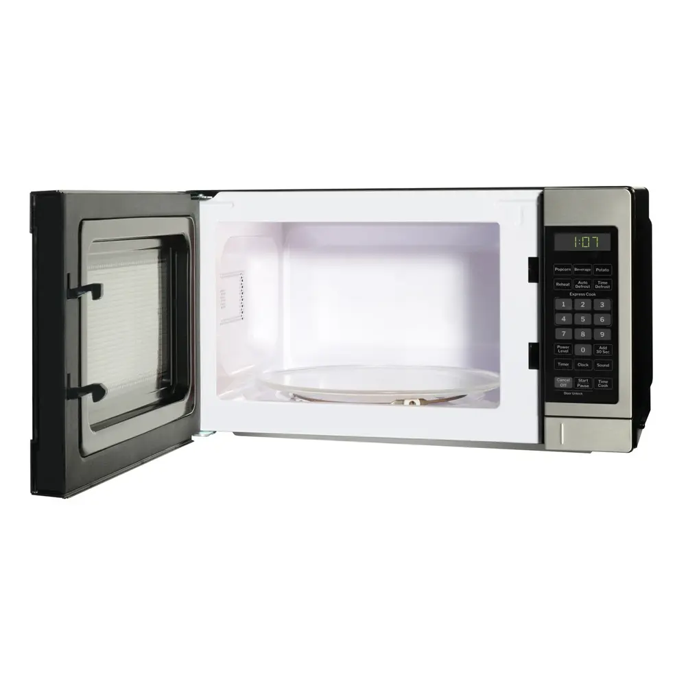 GE GCHK07N1W Spacemaker Countertop Microwave Oven with 0.7 cu. ft. Capacity, 700 Watts, 10 Power Levels