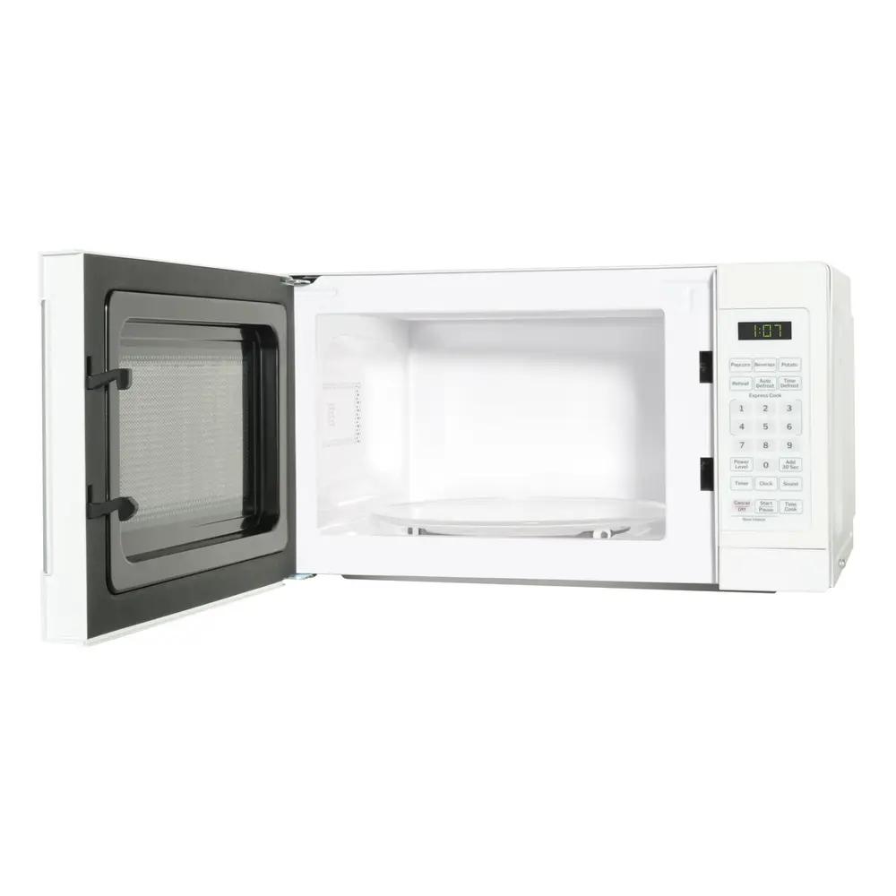 GE GCHK07N1W Spacemaker Countertop Microwave Oven with 0.7 cu. ft. Capacity, 700 Watts, 10 Power Levels
