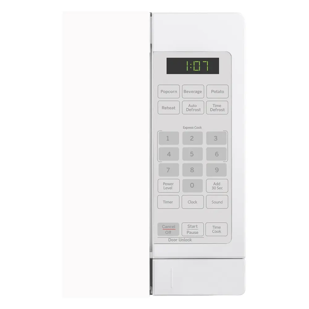 GE GCHK07N1W Spacemaker Countertop Microwave Oven with 0.7 cu. ft. Capacity, 700 Watts, 10 Power Levels