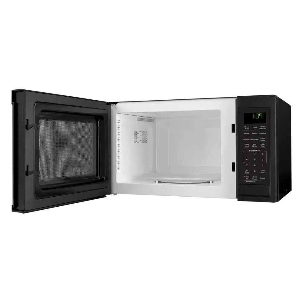 GE GCST09N1 19 Inch Countertop Microwave Oven with 0.9 cu. ft. Capacity, 900 Watts, Express Cook, Kitchen Timer, Child Lock, Glass Turntable