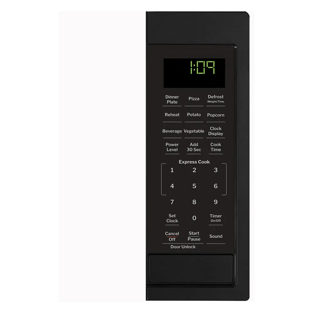 GE GCST09N1 19 Inch Countertop Microwave Oven with 0.9 cu. ft. Capacity, 900 Watts, Express Cook, Kitchen Timer, Child Lock, Glass Turntable