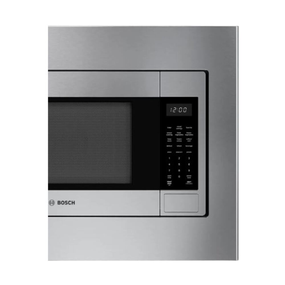 Bosch HMB30155UC 24 inch Built-In Microwave Oven with 2.1 cu. ft. Capacity, Sensor Detection 10 Cooking Modes and Door Lock in Stainless Steel