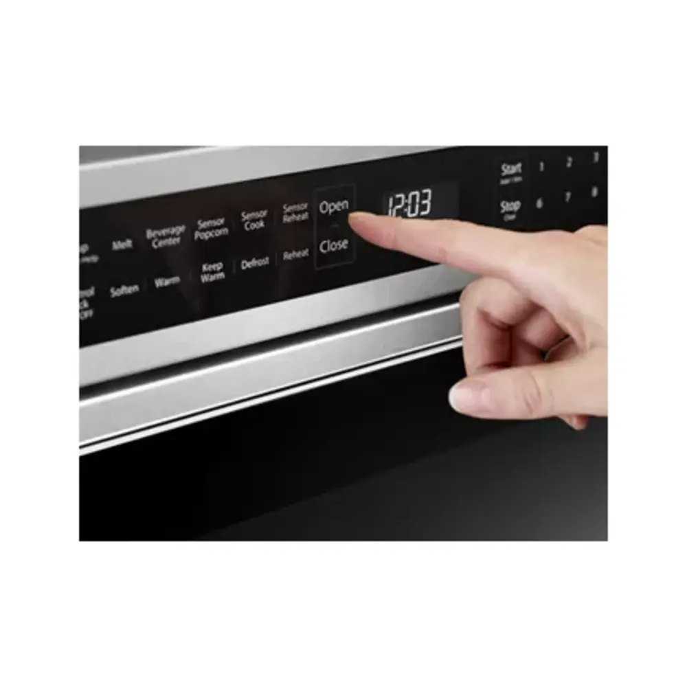 KitchenAid-KMBD104GSS-auto touch open/close