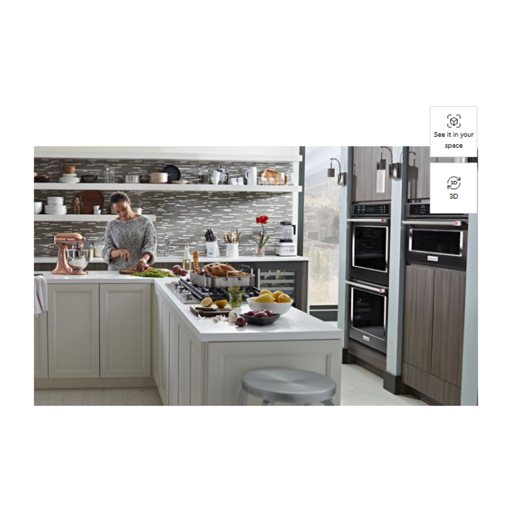 KitchenAid-KMBP100EBS-full view with kitchen
