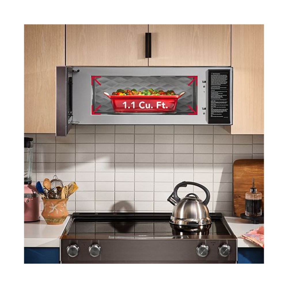 KitchenAid-KMML550RPS-inside view with food