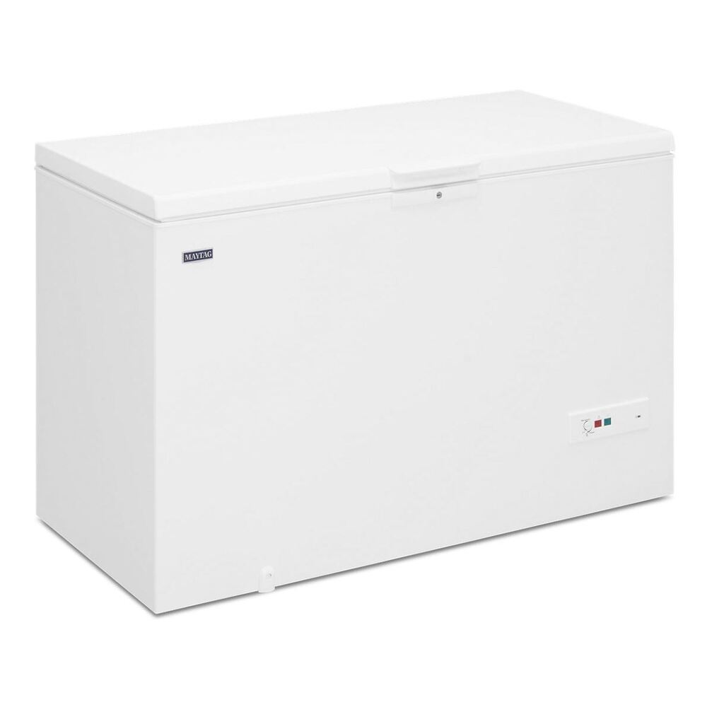 Maytag MZC5216LW 56 inch Garage Ready Chest Freezer with 16 cu. ft. Storage Capacity, Power Loss Assist, LED Lighting in White